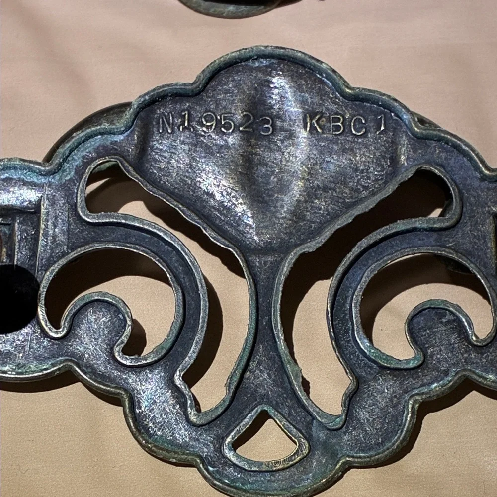 VINTAGE BAIL DRAWER PULLS KEELER BRASS CO USA SET OF 2